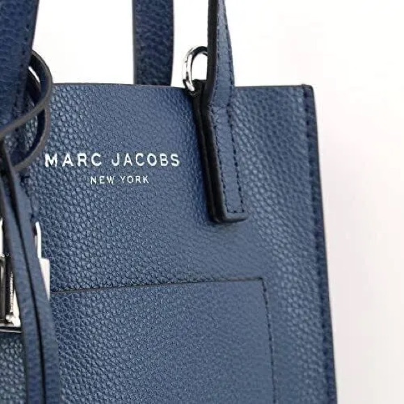 MARC JACOBS MICRO LEATHER TOTE H001L03FA22 AZURE BLUE - Picture 3 of 9